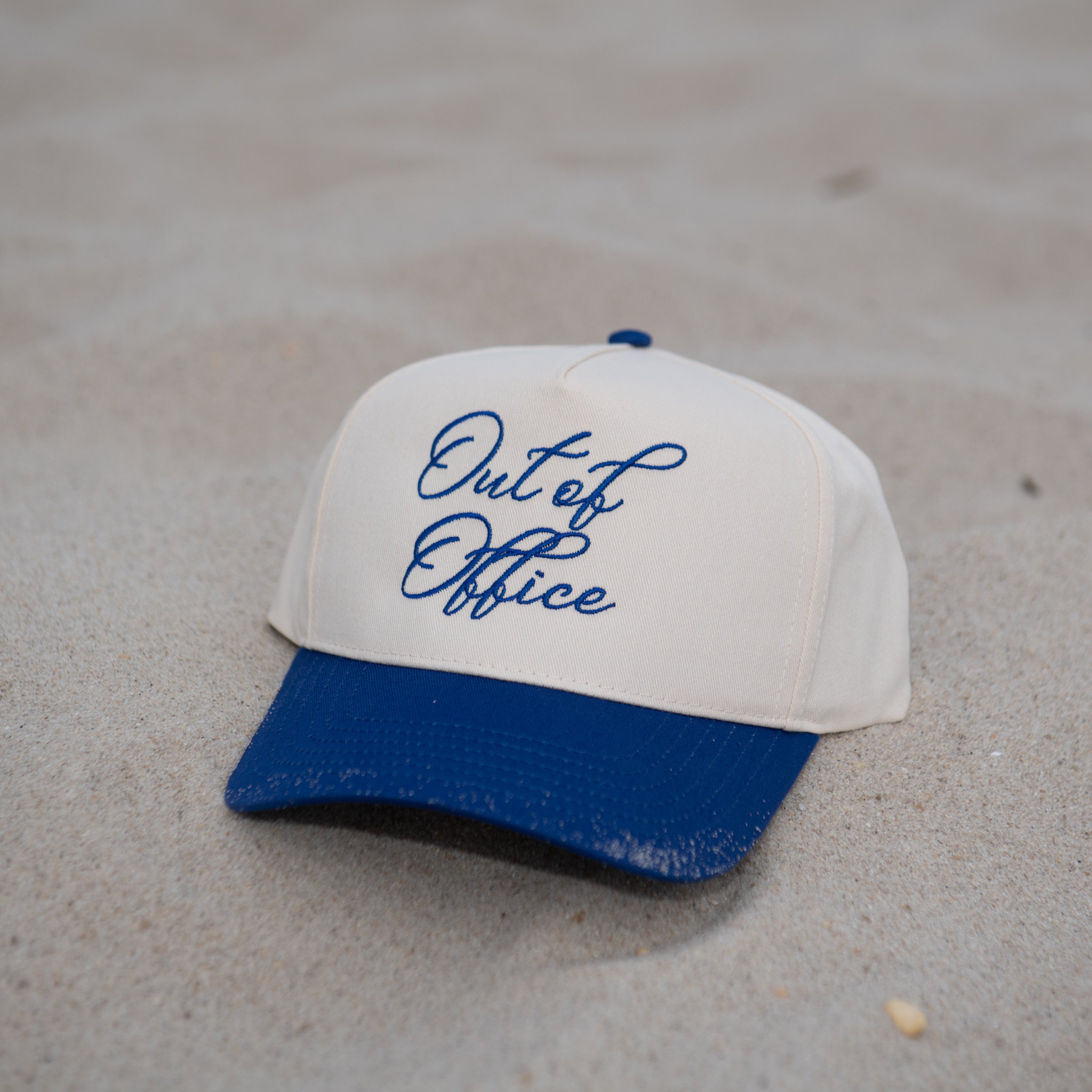 Out of Office Trucker Hat Royal Blue
